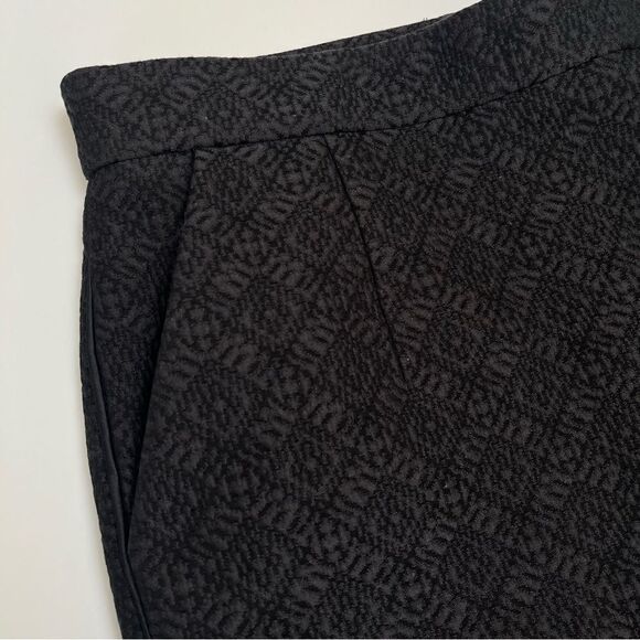 Celine Pencil Skirt Phoebe Philo Collection Black Tonal Matelasse Textured Small - Picture 3 of 12